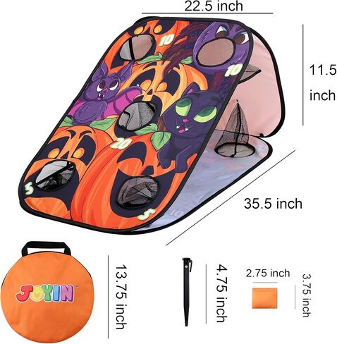 JOYIN Halloween New Frame Toss Game Board with Bean Bag，Party Favor Supplies, Beach Yard Outdoor Activities, Games Pack and Decoration for Kids in Saudi Arabia