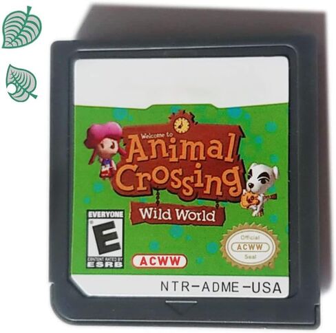 بطاقة ألعاب Animal Crossing من ACWW Wild World متوافقة مع أنواع مختلفة من وحدة التحكم بالشاشة (D) المزدوجة (S) in Kuwait
