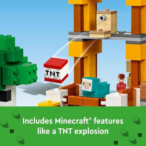 مجموعة ألعاب بناء Minecraft The Crafting Box 4.0 21249 من LEGO، مجموعة ألعاب مصممة خصيصًا تتميز بمكعبات كلاسيكية وأشكال وإكسسوارات ألعاب، وأدلة نموذجية تثير الإبداع للأطفال بعمر 8 سنوات in Saudi Arabia