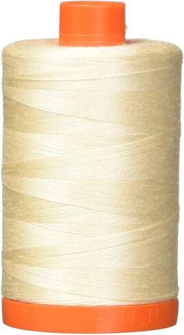 Aurifil A1050-2000 Mako Cotton Thread Solid 50WT 1422Yds Light Sand (Single Расk) in Saudi Arabia