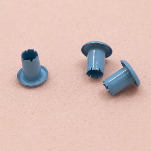 Craftelier - Pack of 50 Mini Metallic Eyelets Ideal for Scrapbooking and Crafting | Valid for Different Materials | Size Approx. Inner Diameter 3 mm and Outer Diameter 5 mm - Rose Gold Colour in Kuwait