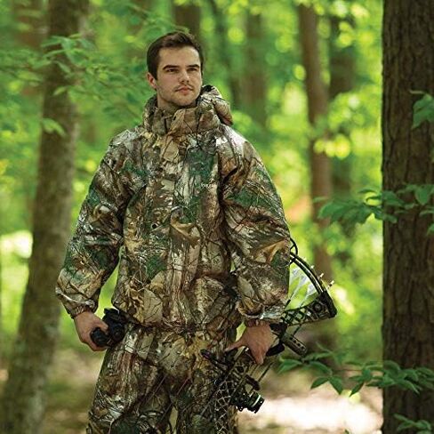 FROGG TOGGS Men's Standard Classic Pro Action Waterproof Breathable Rain Jacket, Mossy Oak Bottomland, Medium in Saudi Arabia
