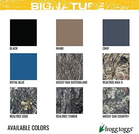FROGG TOGGS Men's Standard Classic Pro Action Waterproof Breathable Rain Jacket, Mossy Oak Bottomland, Medium in Saudi Arabia