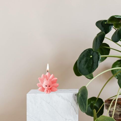 ONNPNN قطعتين من قالب شمع الثعلب ذو 9 ذيل، قوالب سيليكون ثلاثية الأبعاد على شكل ثعلب تسعة ذيل، قوالب أقراص سكرية على شكل حيوان، لتزيين سطح المكتب المصنوع يدويًا من راتنجات الإيبوكسي والجبس in Kuwait