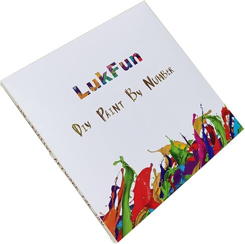 مجموعة الطلاء الزيتي LukFun DIY بالأرقام للبالغين، طلاء سيدة بالأرقام على القماش مقاس 16 × 20 بوصة (رحلة رومانسية، بدون إطار) in Kuwait
