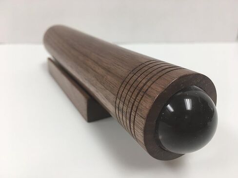 N and J Kaleidoscope Teleidoscope in Black Walnut Wood, 7 in. by 1.5 in. (l x w) Tapered Barrel. Handcrafted in U S A ! in Kuwait