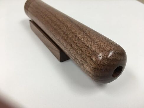 N and J Kaleidoscope Teleidoscope in Black Walnut Wood, 7 in. by 1.5 in. (l x w) Tapered Barrel. Handcrafted in U S A ! in Kuwait