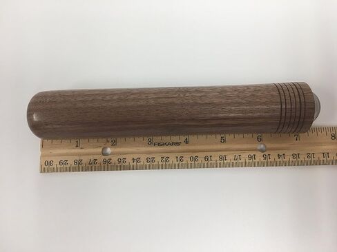 N and J Kaleidoscope Teleidoscope in Black Walnut Wood, 7 in. by 1.5 in. (l x w) Tapered Barrel. Handcrafted in U S A ! in Kuwait
