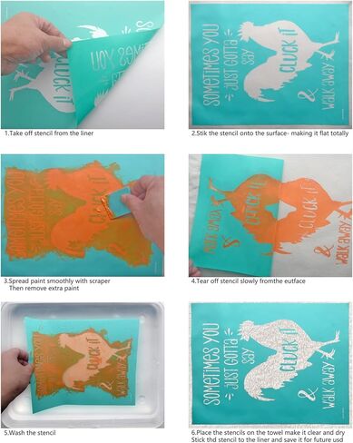 BOOLOOEN استنسل الشاشة الحريرية ذاتية اللصق استنسل نقل الاستنسل القابل لإعادة الاستخدام وقابل للغسل شبكة الاستنسل للنسيج الخشبي ديكور المنزل DIY مجموعة 2 قطعة 8.5 × 11 بوصة (طائر حمامة السلام) in Kuwait