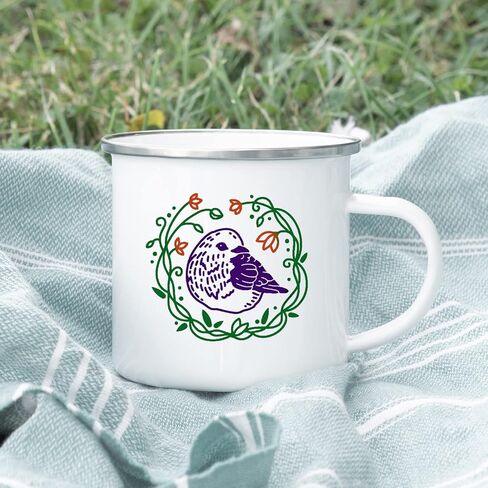 BOOLOOEN استنسل الشاشة الحريرية ذاتية اللصق استنسل نقل الاستنسل القابل لإعادة الاستخدام وقابل للغسل شبكة الاستنسل للنسيج الخشبي ديكور المنزل DIY مجموعة 2 قطعة 8.5 × 11 بوصة (طائر حمامة السلام) in Kuwait