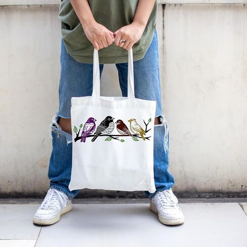 BOOLOOEN استنسل الشاشة الحريرية ذاتية اللصق استنسل نقل الاستنسل القابل لإعادة الاستخدام وقابل للغسل شبكة الاستنسل للنسيج الخشبي ديكور المنزل DIY مجموعة 2 قطعة 8.5 × 11 بوصة (طائر حمامة السلام) in Kuwait