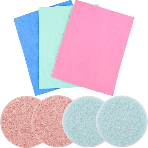 2PCS Multi-purpose Stamp Scrubber Stamp Cleaning Sponge to Remove Ink from The Intricate Parts of Stamps Easily Craft Tools Applicable to Clean Clear Stamp,Acrylic Blocks Stamp Positioners in Kuwait