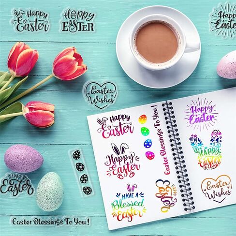 CRASPIRE Book Clear Stamps Crow Transparent Silicone Stamp Back to School Clear Stamp for Card Making Journal Diary Decoration and DIY Scrapbooking in Kuwait