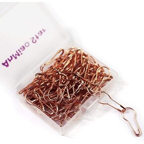 100 Pieces 7/8 Inch Safety Bulb Pins Metal Safety Pins for Knitting Stitch Markers, Knitting Stitch Marker, Sewing Clothing DIY (Bronze)