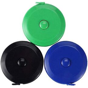 YXQSED صانعي الفساتين شريط قياس شريط القياس لقياس الجسم وشريط قياس الخياطة الصغيرة للخياطين 60 بوصة /150 سم-أخضر-أبيض-وردي in Kuwait