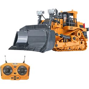 GoolRC RC Dump Truck, 1:24 Scale Remote Control Dump Truck, 2.4GHz 9 Channel RC Construction Truck, Engineering Vehicles Educational Toys with Light and Music for Kids, Boys and Girls in Kuwait