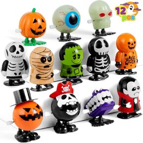 JOYIN 12 PCS Halloween Wind Up Toys for Kids Gifts, Wind Up Toys Bulk for Halloween Party Favors Goodie Bag Fillers, Student School Classroom Favors, Carnival Game Prizes in Saudi Arabia