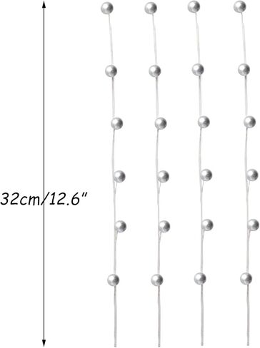 SPWOLFRT 30Pcs Artificial Autumn Berry Branches Holly Orange for Berries Picks Halloween Picks Holiday Crafts and Home Decor, 12.6 Inches Burgundy Berry Floral Halloween Tree Decorations(Orange) in Kuwait