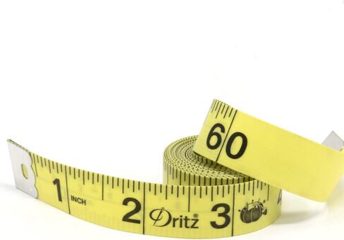 شريط Dritz مقاس 5/8 بوصة × 60 بوصة ملحقات خياطة صفراء in Saudi Arabia