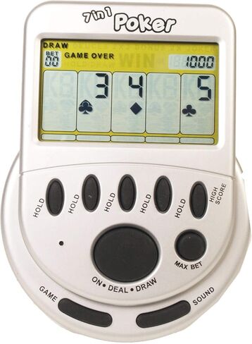 Classic Mega Screen 7 in 1 Poker Handheld Game Boys Girls in Saudi Arabia