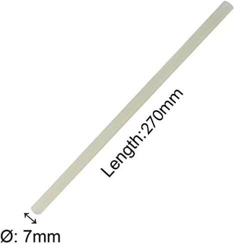 TrendBox Pack of 50 Clear 7mmx270mm - Hot Melt Glue Sticks Strips Melting Adhesive for Handmade Craft DIY Home Office Project Craftwork Fix & Repairs in Kuwait