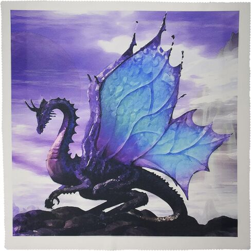 3dRose Fairytale Dragon - لحاف مربع، 14 × 14 بوصة (qs_4144_5) in Kuwait