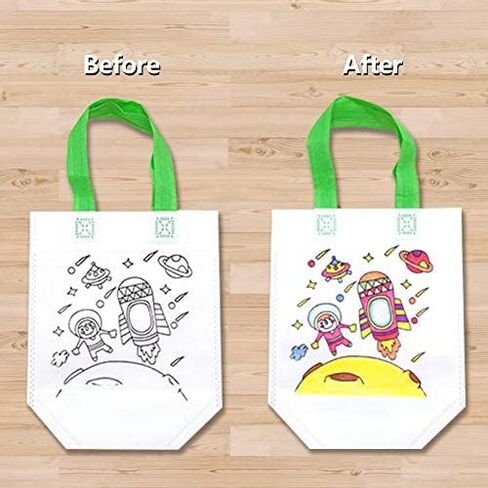 سيبوسن 36 قطعة من اكياس هدايا الحفلات، اكياس ورقية صديقة للبيئة قابلة لاعادة الاستخدام للتلوين والكرنفالات والحفلات واعياد الميلاد وحفلات الشاي وحفلات الزفاف والاحتفالات in Kuwait