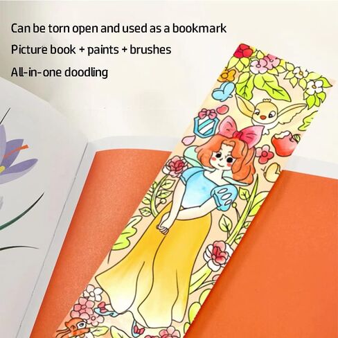 كتاب الرسم بالألوان المائية للجيب من Acrebow مع فرشاة للرسم بالألوان المائية وعلامة مرجعية للجيب للسفر ومجموعة الألوان المائية لتحسين الإبداع والتركيز للطلاب الفنانين والرسامين والأطفال in Kuwait