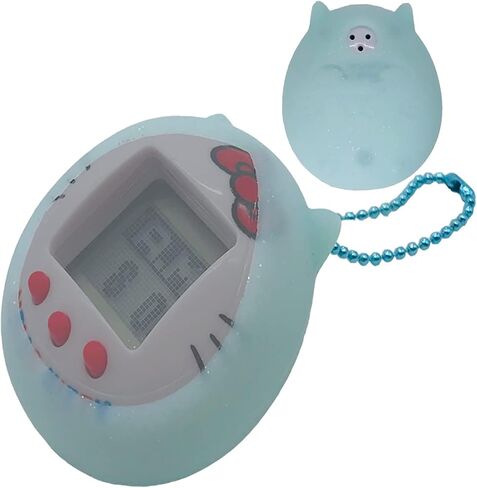 RAWECUD Protective Silicone Case Cover for Tamagotchi Hello Kitty 42892/42891 with Color Chain(Only Cover) (Blue) in Kuwait