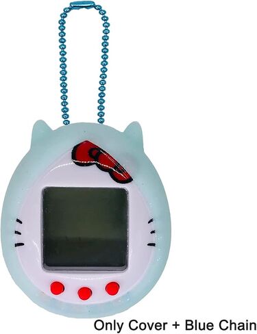 RAWECUD Protective Silicone Case Cover for Tamagotchi Hello Kitty 42892/42891 with Color Chain(Only Cover) (Blue) in Kuwait