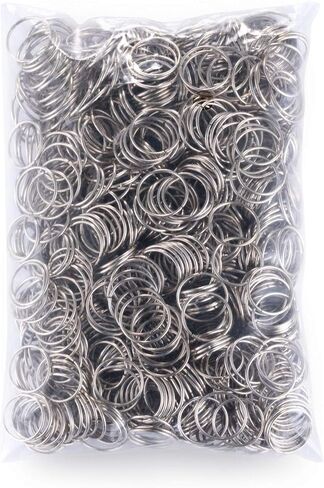 1000 قطعة من وصلات حلقات القفز المفتوحة مقاس 12 مم للوحات أعياد الميلاد وعيد الحب وألواح الرقص والفنون والحرف اليدوية من فافوردي in Kuwait