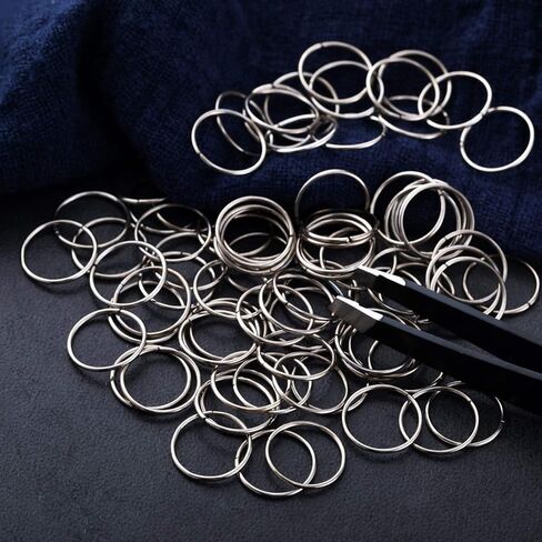 1000 قطعة من وصلات حلقات القفز المفتوحة مقاس 12 مم للوحات أعياد الميلاد وعيد الحب وألواح الرقص والفنون والحرف اليدوية من فافوردي in Kuwait