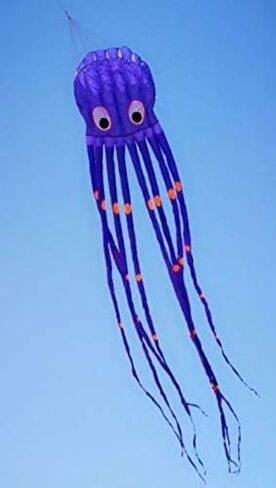 طائرة ورقية من الأخطبوط الكبير 7 إم مع مقبض وخيط ومرح، حديقة الشاطئ في الهواء الطلق in Kuwait