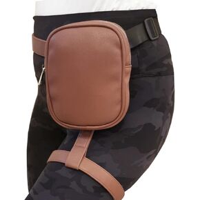 Leg Bag Leg Harness Bag PU Leather Thigh Bag Hip Bag Fanny Pack Thigh Harness Women Black