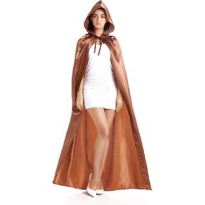 Crizcape Mens Womens Costume Cape Cloak Hooded Full Length