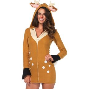 Leg Avenue Women's Hooded Cozy Fawn Halloween Costume