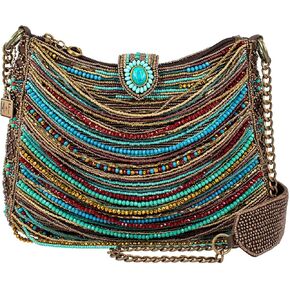 Mary Frances Sway with Me Beaded Shoulder Handbag, Multicoloured in Kuwait