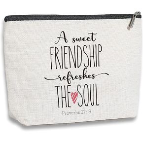 kdxpbpz Music Lovers Gifts for Women, Friendship Gifts for Women Friends Sister, TS Fans Makeup Bag, Birthday Christmas Gifts for Her