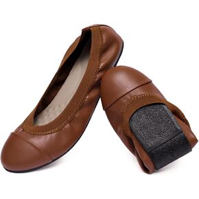 حذاء باليه نسائي مسطح من NITTI، حذاء مسطح كلاسيكي بمقدمة مستديرة، حذاء كاجوال مريح سهل الارتداء، حذاء مشي ناعم in Kuwait