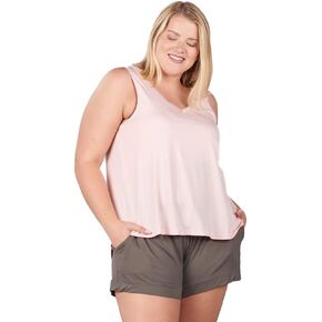 Faceplant Bamboo® Double V-Neck Pajama Tank Top in Saudi Arabia