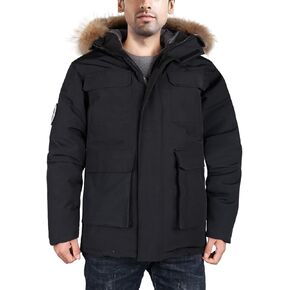 سترة تزلج للرجال من HARD LAND، سترة شتوية معزولة مقاومة للماء ومقاومة للرياح على الجليد، معطف ثلجي in Kuwait