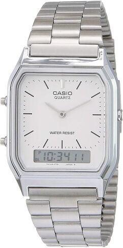 Casio - Mens Watch - AQ230A7D, Silver, Core in Saudi Arabia