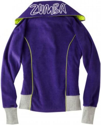 Zumba Fitness Women's Zweety Velour Track Jacket in Saudi Arabia
