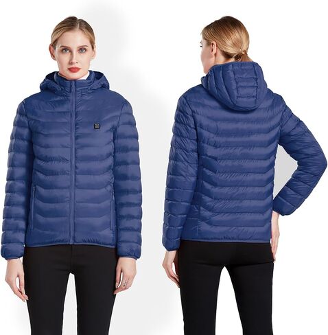 Heated Jacket, ANTARCTICA Lightweight Heating Jackets with 5V/3A Power Bank, 5 Areas Heating Winter Coat for Men and Women in Saudi Arabia