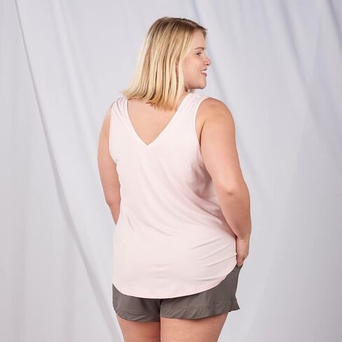Faceplant Bamboo® Double V-Neck Pajama Tank Top in Kuwait