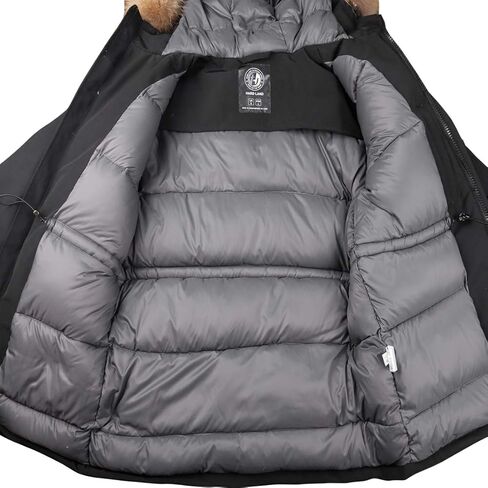 سترة تزلج للرجال من HARD LAND، سترة شتوية معزولة مقاومة للماء ومقاومة للرياح على الجليد، معطف ثلجي in Kuwait