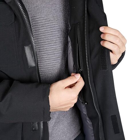 سترة تزلج للرجال من HARD LAND، سترة شتوية معزولة مقاومة للماء ومقاومة للرياح على الجليد، معطف ثلجي in Kuwait