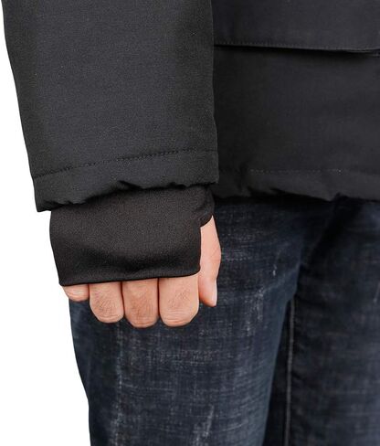 سترة تزلج للرجال من HARD LAND، سترة شتوية معزولة مقاومة للماء ومقاومة للرياح على الجليد، معطف ثلجي in Kuwait