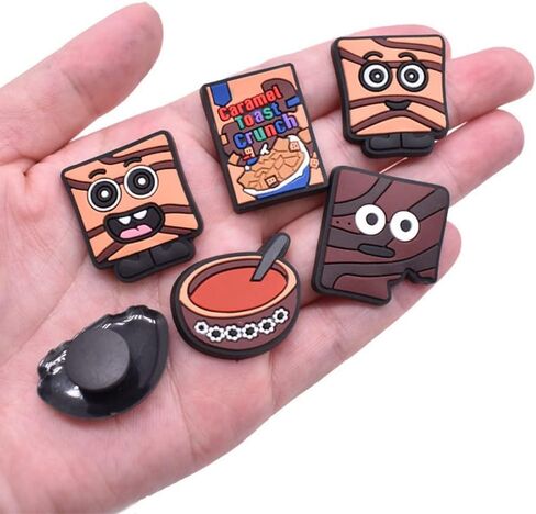 36 قطعة من قطع زينة الأحذية الغذائية، زينة كروك كلوج، هدايا ساحرة الطعام اللطيفة للأطفال، الأولاد، الفتيات، المراهقين، هدية حفلة عيد الميلاد، بلاستيك، لا أحجار كريمة, بلاستيك, بدون أحجار كريمة in Kuwait