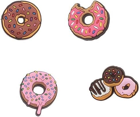 36 قطعة من قطع زينة الأحذية الغذائية، زينة كروك كلوج، هدايا ساحرة الطعام اللطيفة للأطفال، الأولاد، الفتيات، المراهقين، هدية حفلة عيد الميلاد، بلاستيك، لا أحجار كريمة, بلاستيك, بدون أحجار كريمة in Kuwait